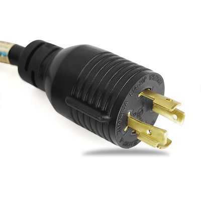 Βαρύ φορτίο NEMA L14-20P/R Κλειδώματος Twist Lock 20 Amp 125/250V 4 Wire Grounding Industrial Grade Extension Cord για γεννήτρια