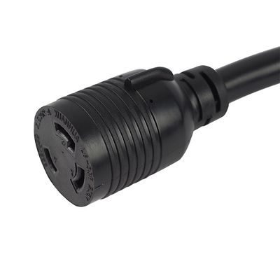 Διορισμένη τάση 250V 30Amp Twist Lock 3 Prong Male Plug για L6-30R 50Amp 3 Prong Female Generator RV Power Cord