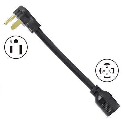 Μπλε NEMA 6-50P σε θηλυκό NEMA L14-30R RV Extension Cord για συγκόλλημα συγκόλλησης σε 4 πόντους