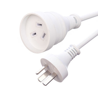 Αυστραλιανό SAA Standard Plug Laptop Power Cord IEC Γυναικείο άκρο Τύπος 10-15A Κατηγοριοποιημένο ρεύμα για οικιακές συσκευές