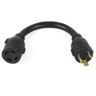 30 Amp προσαρμογέα 4 άκρη σε 3 άκρη κλειδαριά 10 Gauge Power Welder Adapter Cord ETL καταχωρημένο NEMA L14-30P αρσενικό σε NEMA L6-30R θηλυκό