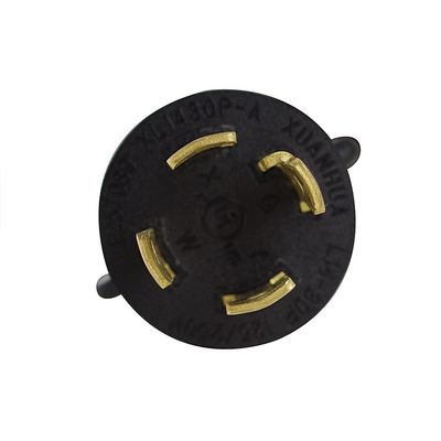 Γαλάζιο 4 άκρο 50 έως 30 Amp NEMA L14-30P Κλειδώνοντας αρσενικό σύμπλεγμα για NEMA 14-50R Γυναικεία RV Generator Adapter Cord για EV Camper