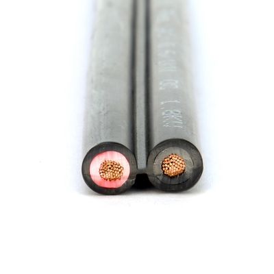 4mm2 Μονό πυρήνα ή διπλό πυρήνα XLPO Μόνωση Χαλκού Ηλιακό καλώδιο συνεχούς ρεύματος για φωτοβολταϊκό σύστημα σε κόκκινο ή μαύρο