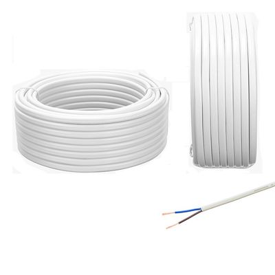 VDE πρότυπα Πολυπυρηνικό καλώδιο H03vvh2 f 2x0 75mm2 για κάλυμμα PVC Καλώδιο ελέγχου μόνωσης PVC Σφιχτό μαλακό ευέλικτο επίπεδο καλώδιο
