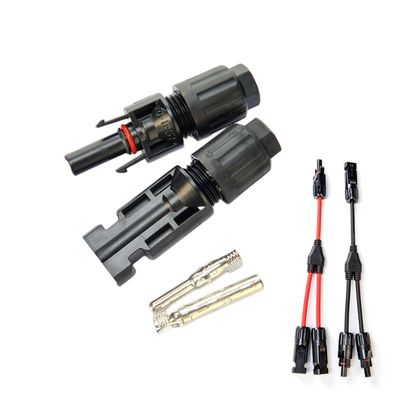Tuv Heavy Duty Safe Solar Pv Άντρας και γυναίκα DC Power Solar Cable Connector Socket με ασφάλεια για χρήση καλωδίου επέκτασης ηλιακής ενέργειας DC