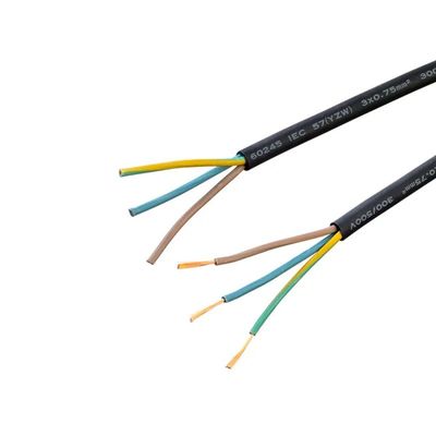 Μεσαία Μηχανική Περιοχή H07rn f 1,5 mm 3 πυρήνες Απομονωμένα καλώδια ηλεκτρικής ενέργειας από καουτσούκ για βιομηχανικά