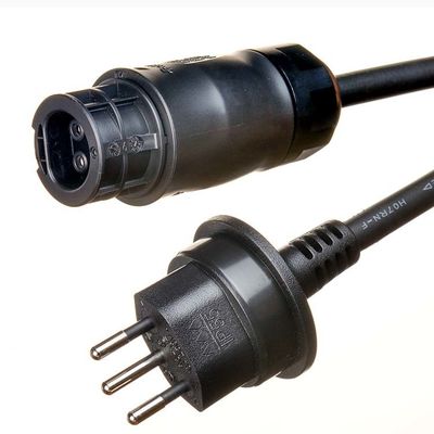 CEE/16 3 άκρες Schuko Plug AC Extension Cord Ελβετική πρίζα με καλώδιο H07RN-F 3X1.5MM2 με BC01 Betteri Γυναικείο σύνδεσμο IP68