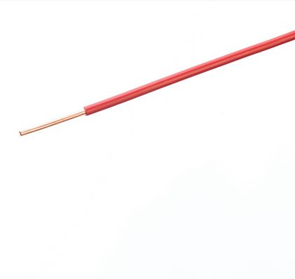 H05V-U 1X0.5 0.75 1 1.5 2.5 4 6 MM2 300/500V Μοναδικός πυρήνας Καθαρό σύρμα χαλκού Σκληρό καλώδιο ηλεκτρικής ενέργειας PVC για το κόκκινο σπίτι