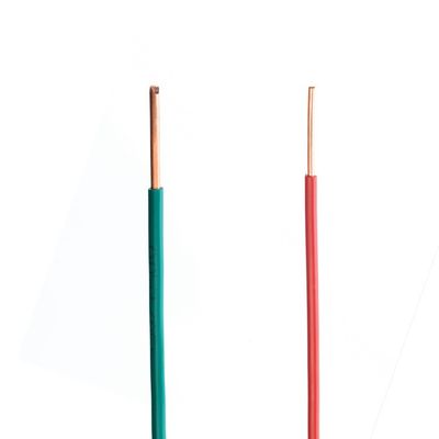 H05V-U 1X0.5 0.75 1 1.5 2.5 4 6 MM2 300/500V Μοναδικός πυρήνας Καθαρό σύρμα χαλκού Σκληρό καλώδιο ηλεκτρικής ενέργειας PVC για το κόκκινο σπίτι