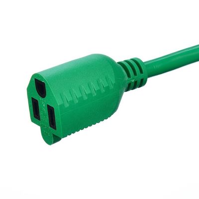 10/15/25/50 ft NEMA πιστοποιημένο βαρύ φορτίο 3 άκρων PVC SJTW/SJT Jacket Power Extension Cord με ανθεκτικό στο κρύο μεγέθους 12/3