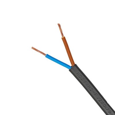 0.5mm2/0.75mm2 J03vvh2 f Ηλεκτρικά καλώδια με πυρήνες πολυπυρηνικών καλωδίων και καλώδιο ελέγχου μόνωσης PVC με αγωγό χαλκού