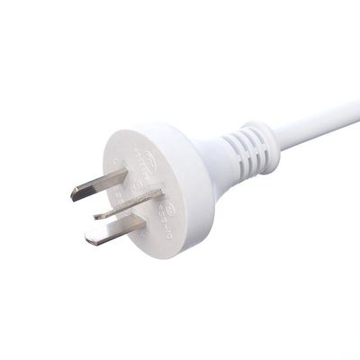 SAA 3 Pin Unrewireable Plug Outdoor Holiday Extension Cord με καλώδιο H05VV-F 3x0.75MM2 και τύπο αρσενικού τερματισμού IEC 60227