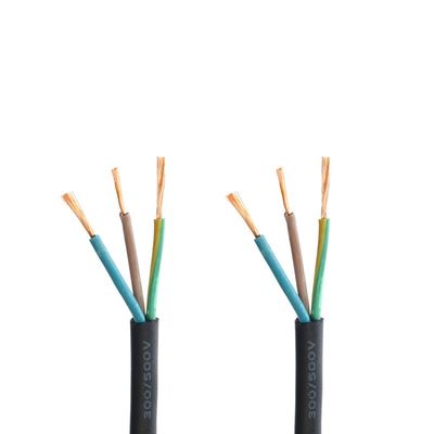 Vde H05rn f καλώδιο καουτσούκ 3g 1,0 mm2 Πολλαπλές ίνες μαλακού γυμνού χαλκού για ηλεκτρικές εφαρμογές