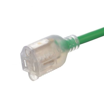 3X8/10/12/14/16AWG Δυναμική τάση 125V NEMA Γυναικείο φως ETL πιστοποιημένο αμερικανικό καλώδιο επέκτασης 3-core εξωτερικό καλώδιο ηλεκτρικής ενέργειας χαλκού