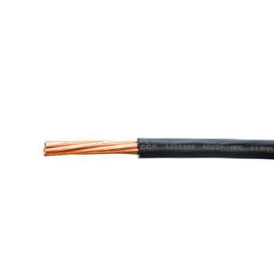 Βιομηχανικοί H07v-r 1core 7 Χάλκινοι αγωγοί 4 mm τετραγωνικά Εσωτερικό ηλεκτρικό σύρμα για νοικοκυριά Νοσοκομείο Ξενοδοχείο Μοναδικό χαλκό