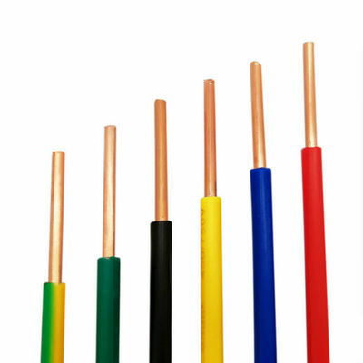 450/750V H07v U 1.5mm2 2.5mm2 Καθαρό στερεό σύρμα χαλκού με απομονωμένο καλώδιο ηλεκτρικής ενέργειας PVC για υψηλή τάση