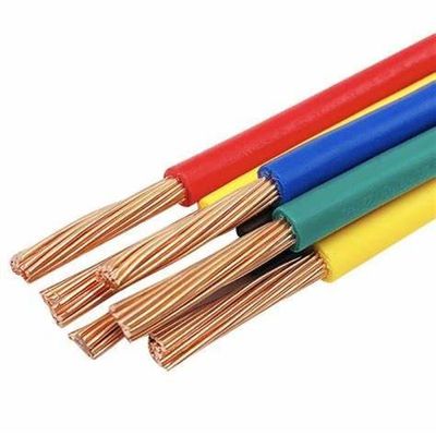 450/750V Καλώδιο ισχύος ονομαστικής τάσης H07vv R 1.5mm2 2.5mm2 4mm2 6mm2 με στρεβλωμένους πυρήνες χαλκού και μόνωση PVC