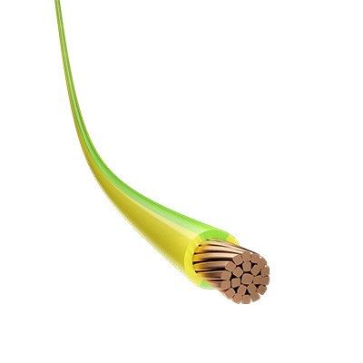 450/750V Καλώδιο ισχύος ονομαστικής τάσης H07vv R 1.5mm2 2.5mm2 4mm2 6mm2 με στρεβλωμένους πυρήνες χαλκού και μόνωση PVC