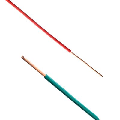 H05v-u 0,5 0,75 1,0 mm Sq Slim Copper Core Ηλεκτρικό καλώδιο ηλεκτρικής ενέργειας για το κτίριο