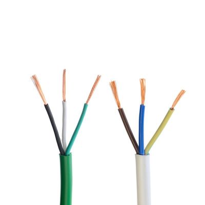 Μόνωση Καλώδιο ελέγχου μόνωσης PVC H05vv f 3g1 0 Χοντρό καλώδιο γείωσης από χαλκό για χαμηλή τάση σε κτίρια