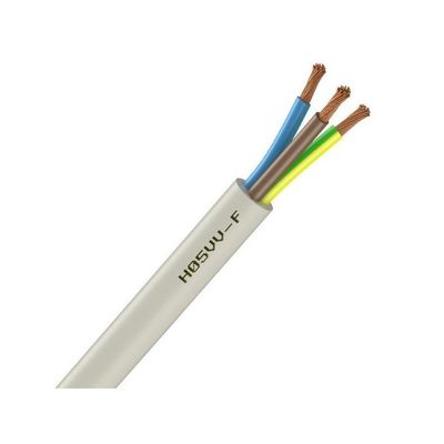 Μόνωση Καλώδιο ελέγχου μόνωσης PVC H05vv f 3g1 0 Χοντρό καλώδιο γείωσης από χαλκό για χαμηλή τάση σε κτίρια