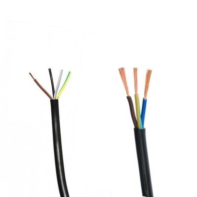 100% καθαρό χαλκό καλώδιο Pvc μονωμένο H05vv f 3gx1 H05vv f 4g1 3core 4 cores Πολυπυρηνικό καλώδιο