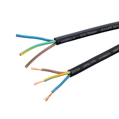Βιομηχανική έγκριση VDE H07rn f 3g 2,5 mm2 Ανθεκτικό στη φωτιά καλώδιο ηλεκτρικής ενέργειας από καουτσούκ για ηλεκτρικές εφαρμογές χωρίς πετρέλαιο